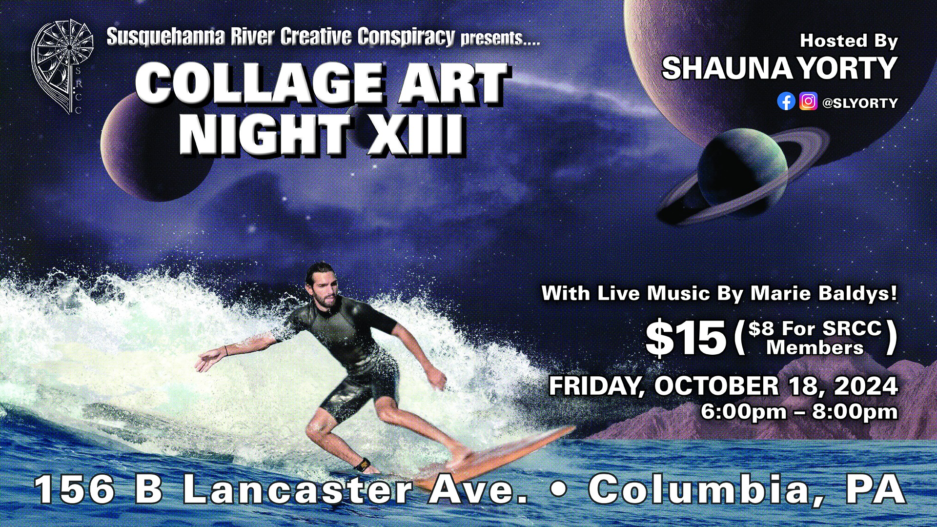 Collage Art Night XIII with Shauna Yorty