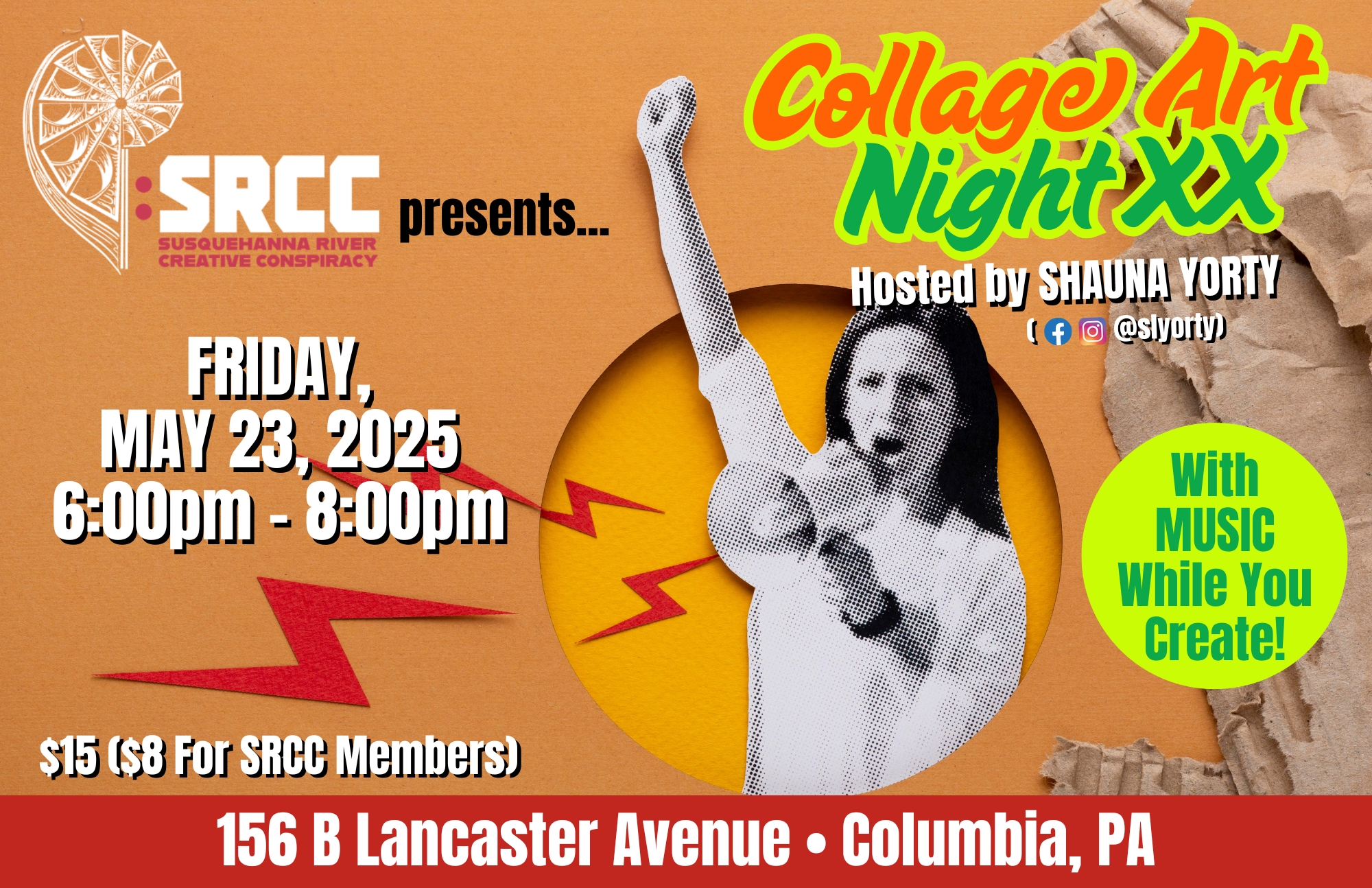 Collage Art Night XX w/ Shauna Yorty