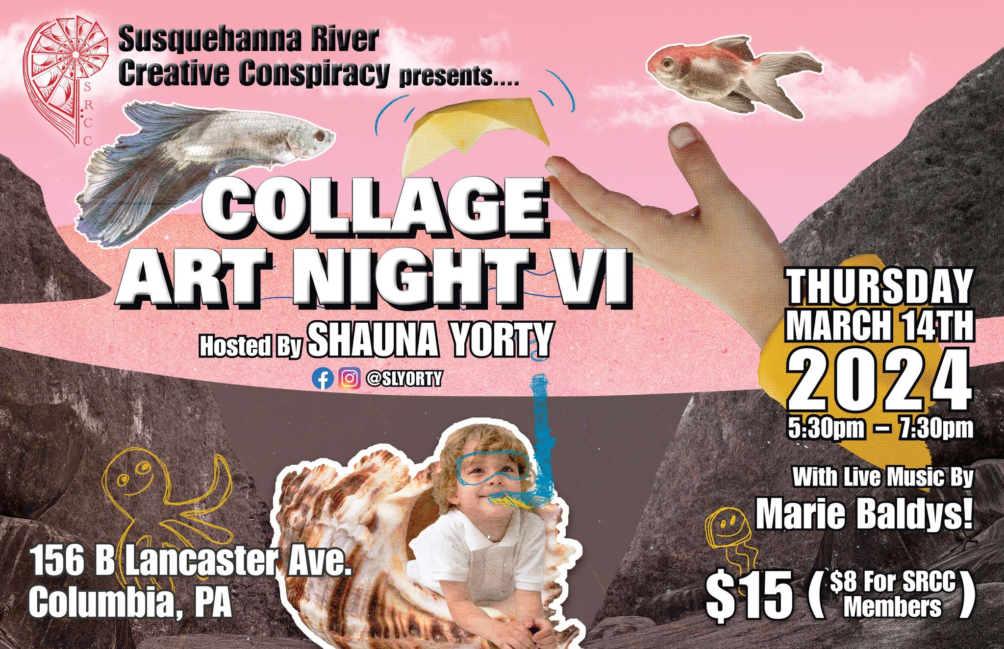 Collage Art Night VI w/ Shauna Yorty