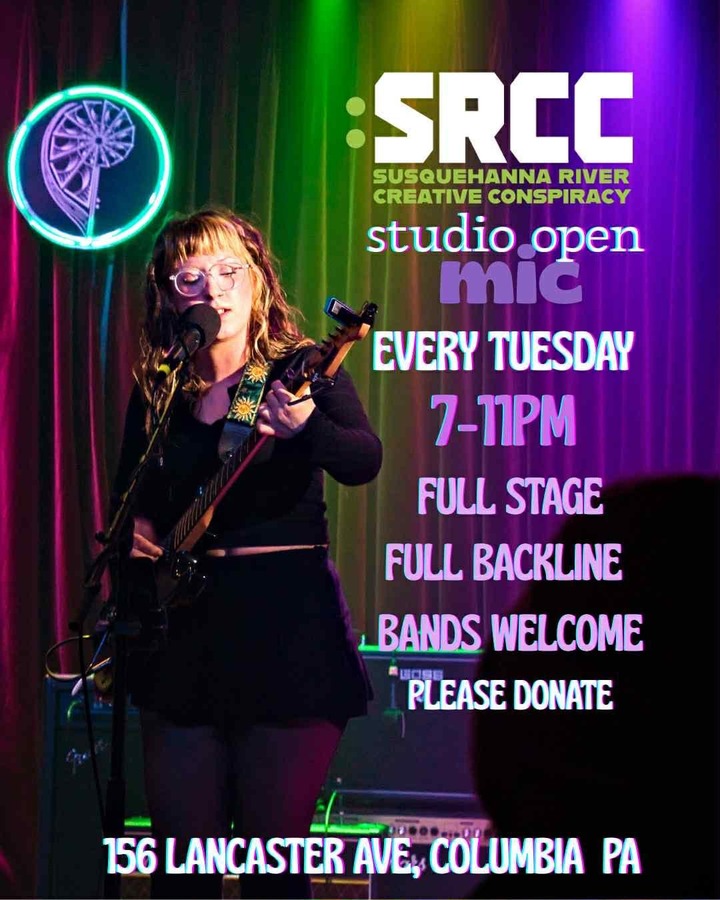 Open Mic, Every Tuesday 7-11pm, $5 donation, full stage